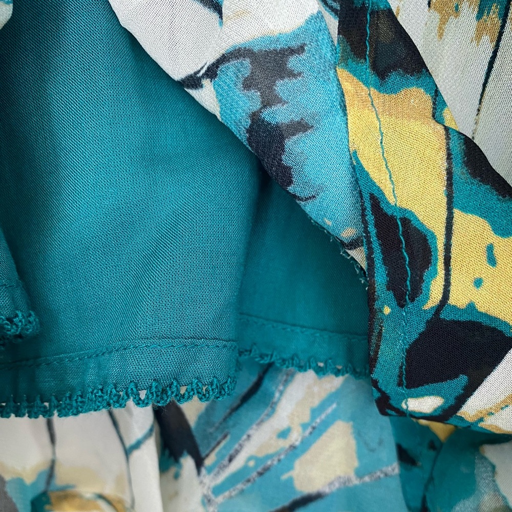 Anthropologie Circular Butterfly Print Skirt - Picture 9 of 10